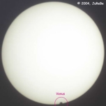 Venustransit am 08.06.2004 - 07:29 Uhr: Die Venus hat die Sonne "berührt".
