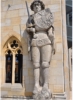 Die Roland-Statue am Rathaus aus dem Jahr 1433 ist das lteste freistehende Original in Deutschland.
