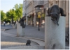 Wasserspiel "Stille Post" mit 8 Skulpturen eines Bremer Knstlers